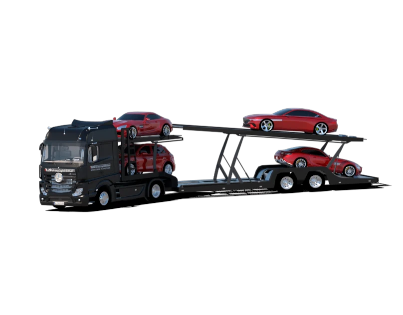 3D animation for truck loading sequence